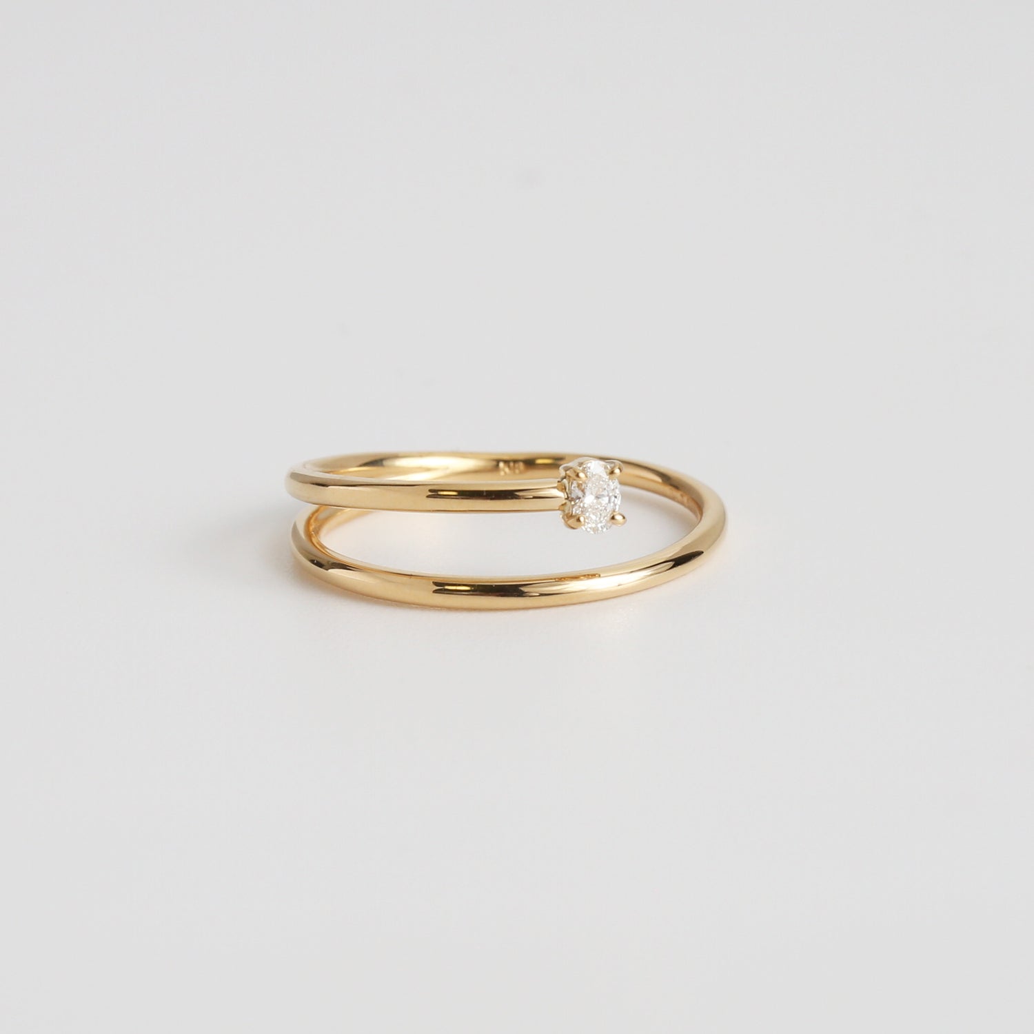 Drip Ring / Rose cut Diamond