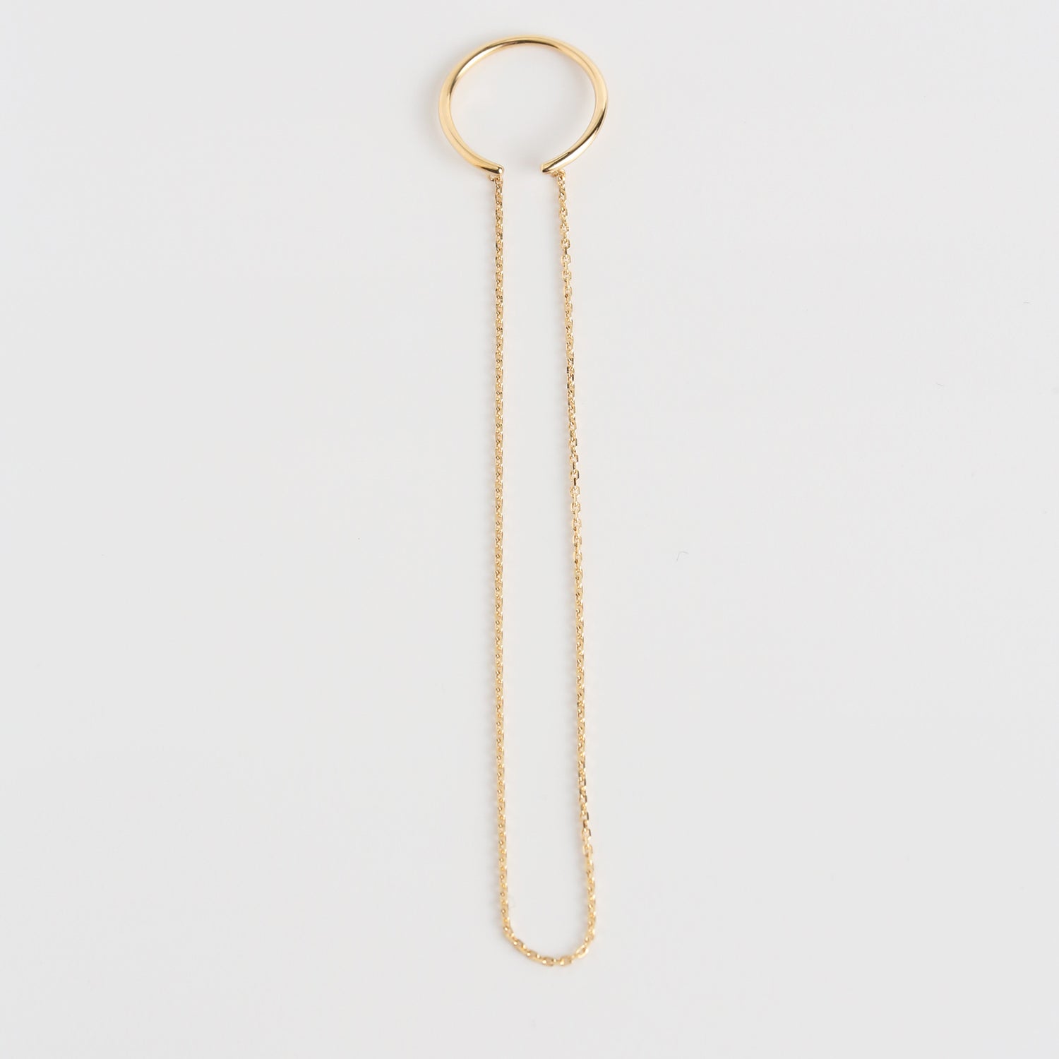 Hoop Chain Ear Cuff / L