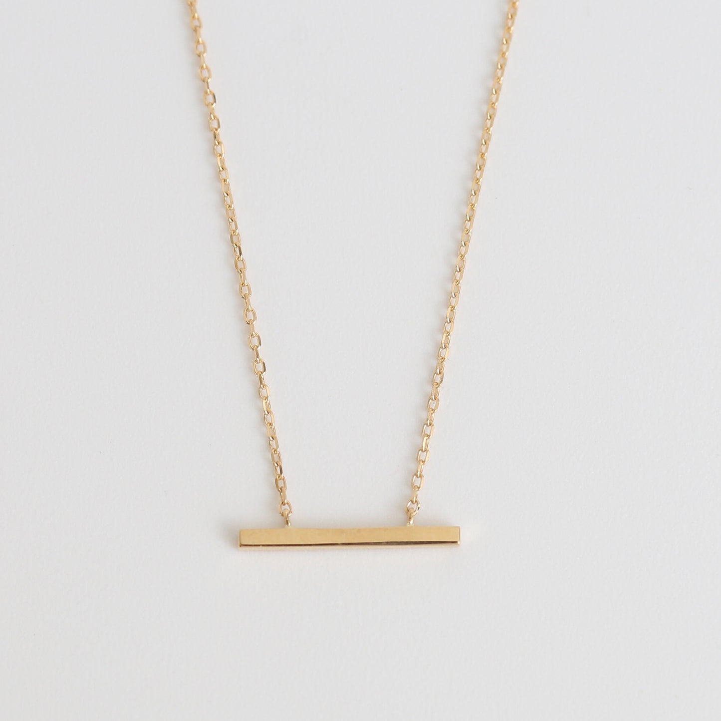 Bar / Five Diamond Necklace