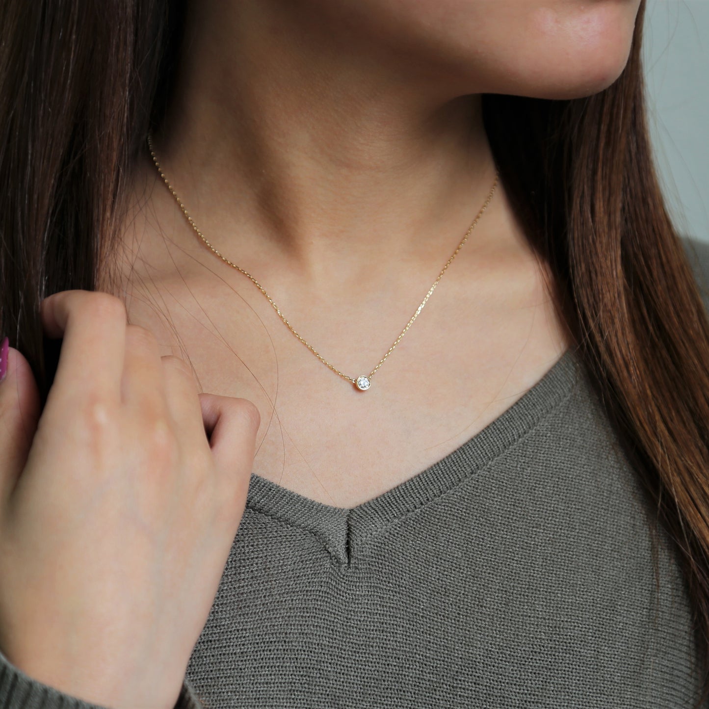 Ortina Necklace 0.20ct