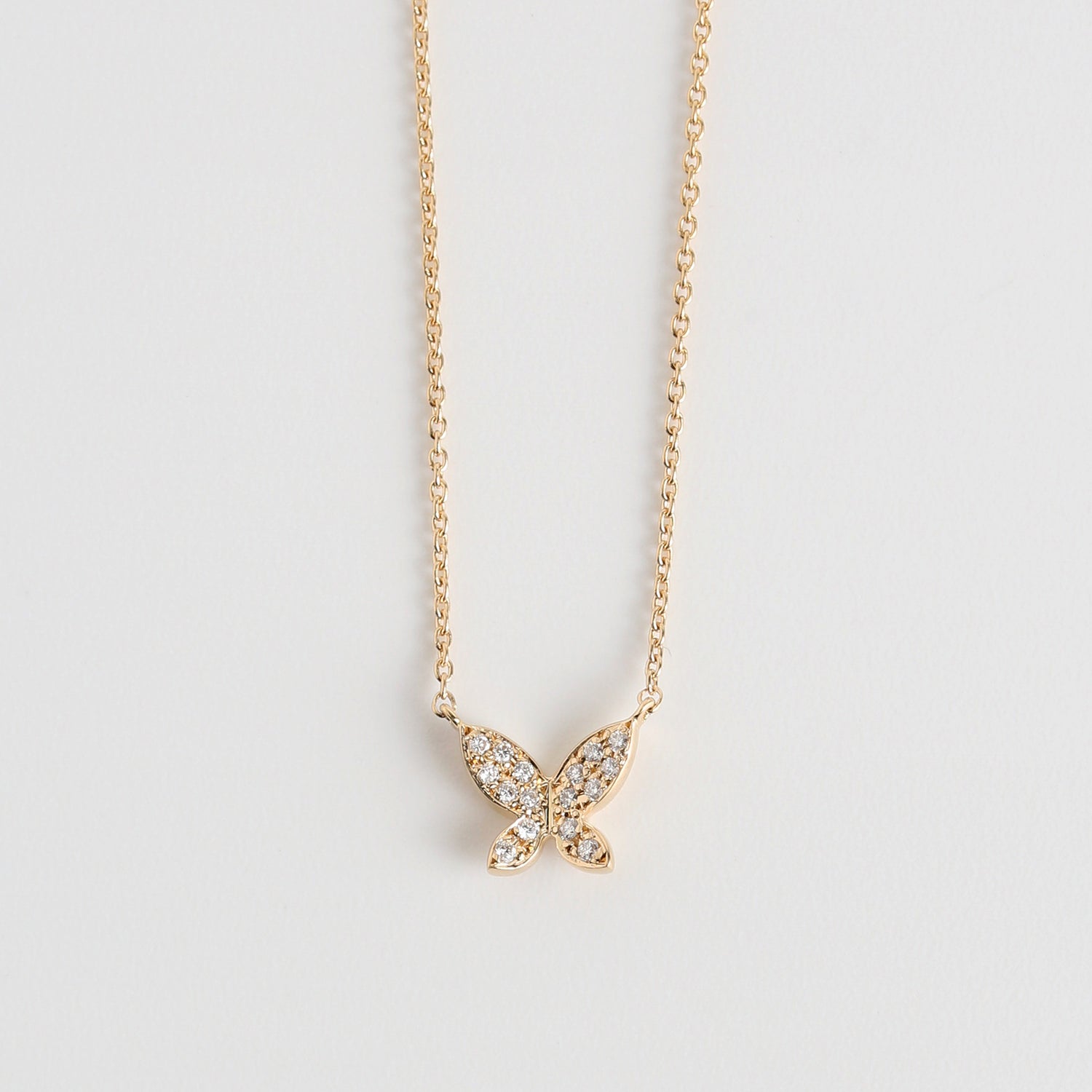 Butterfly Pave Necklace
