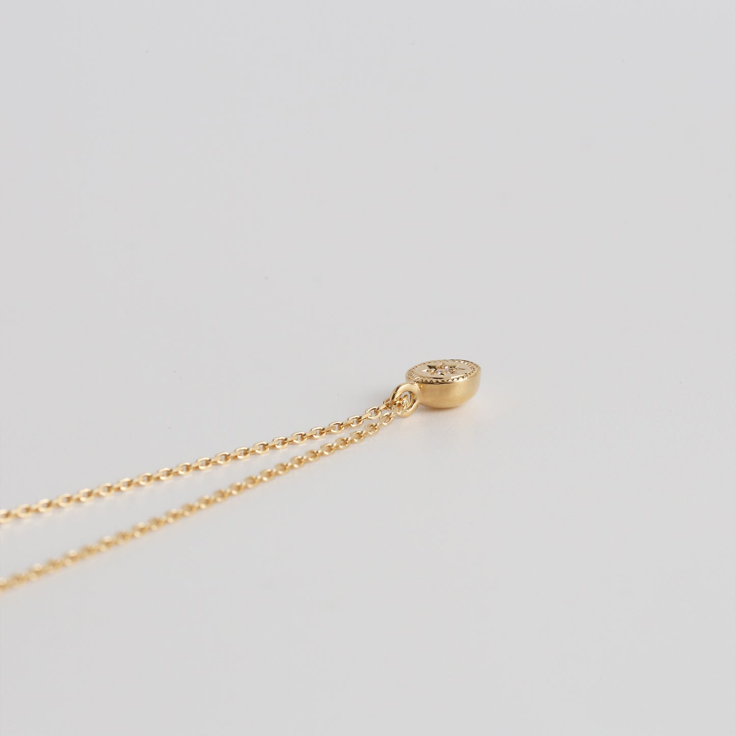 One Diamond Star Necklace