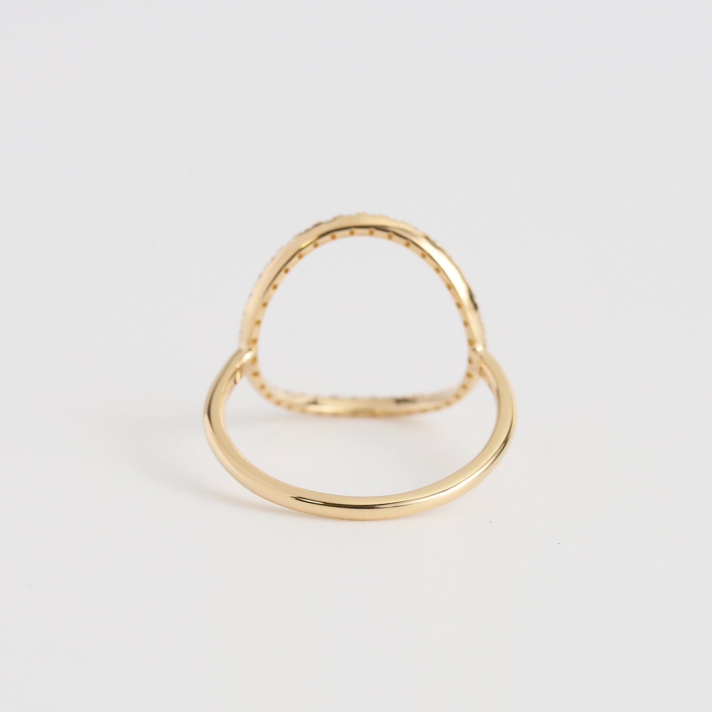 Circle Diamond Ring