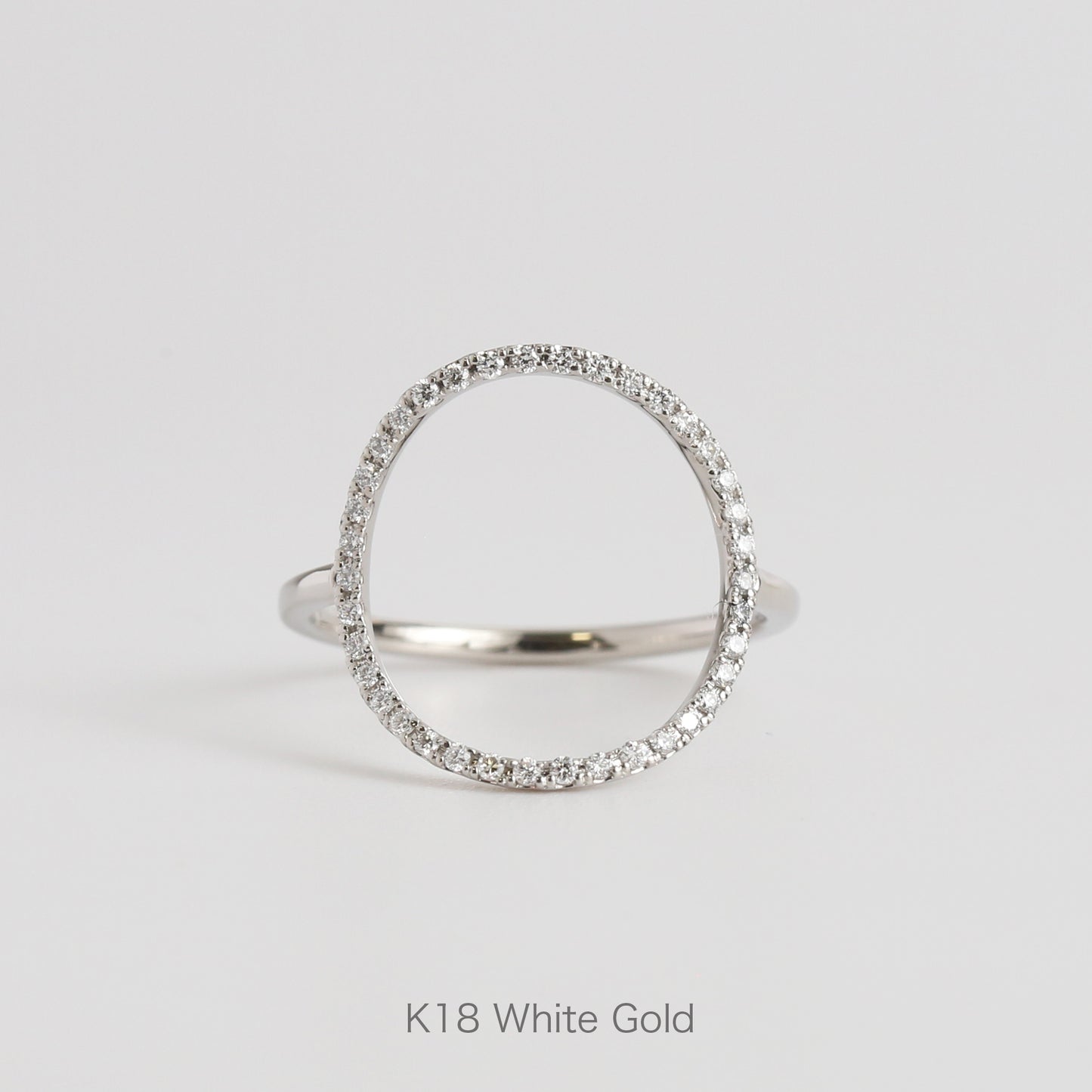 Circle Diamond Ring