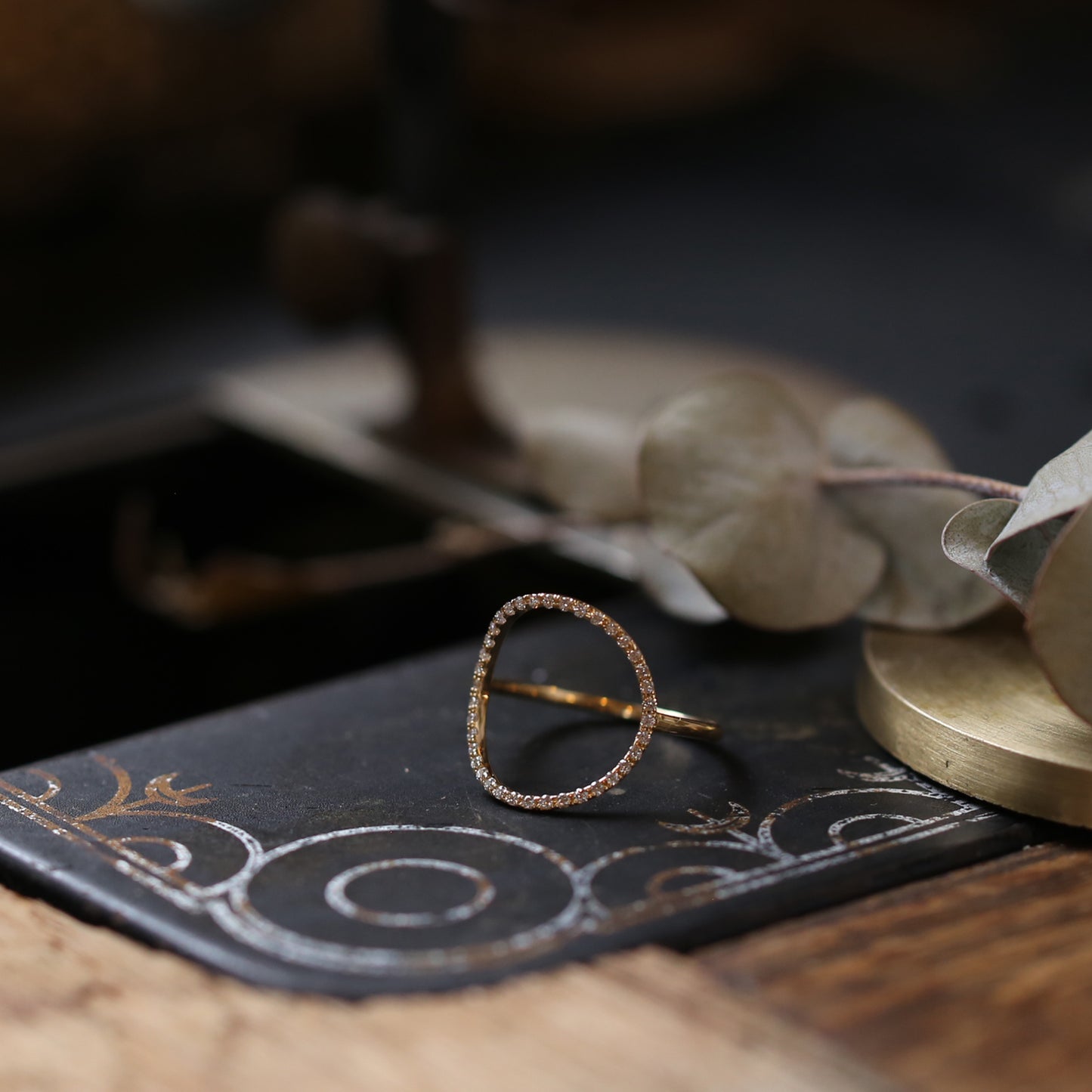 Circle Diamond Ring