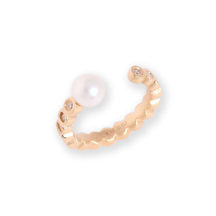 Diamond Pearl Ear Cuff – Avaron STANDARD JEWELRY