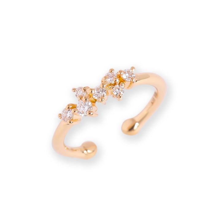Grain Diamond Ear Cuff