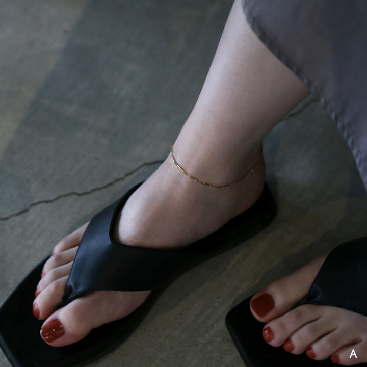 Gold Anklet / K18 – AVARON