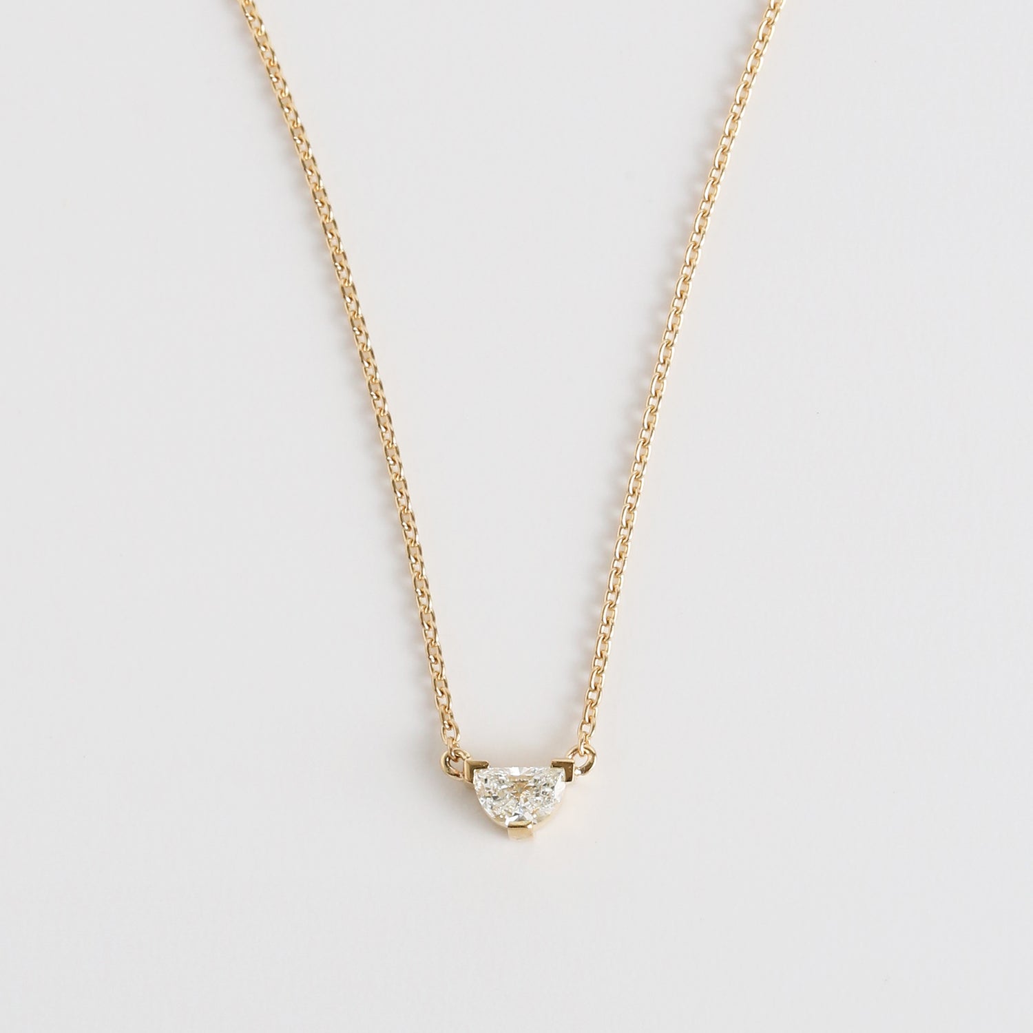 Arc.  Fancy cut Dia Necklace