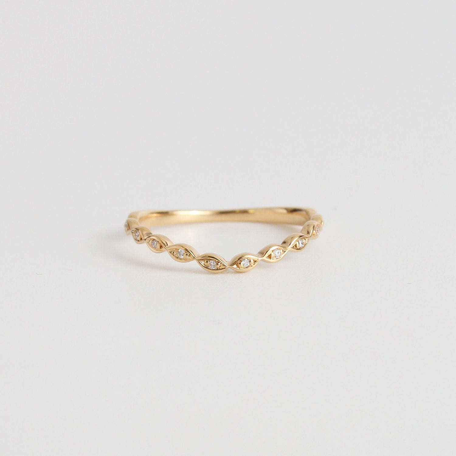 K18Gold Leaves Ring 