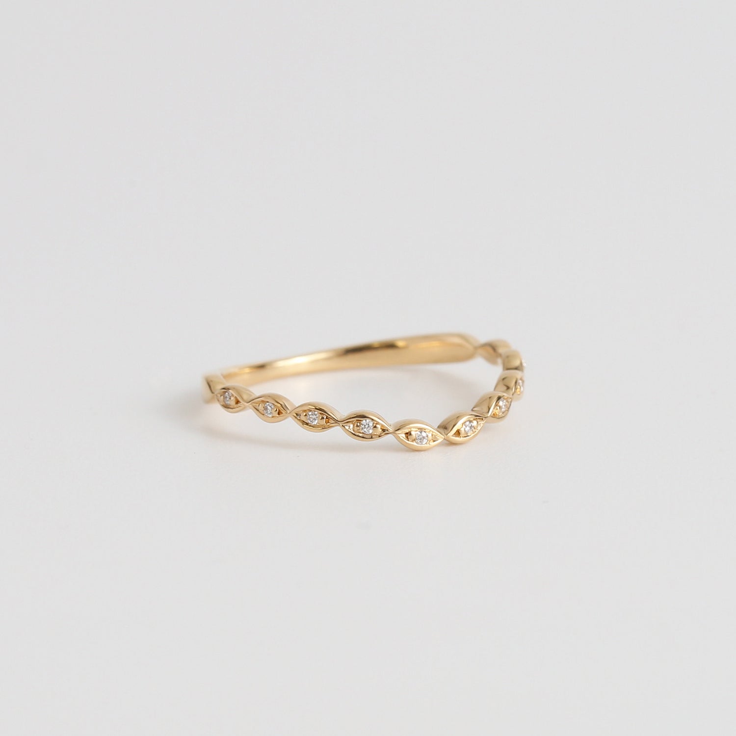 K18Gold Leaves Ring 