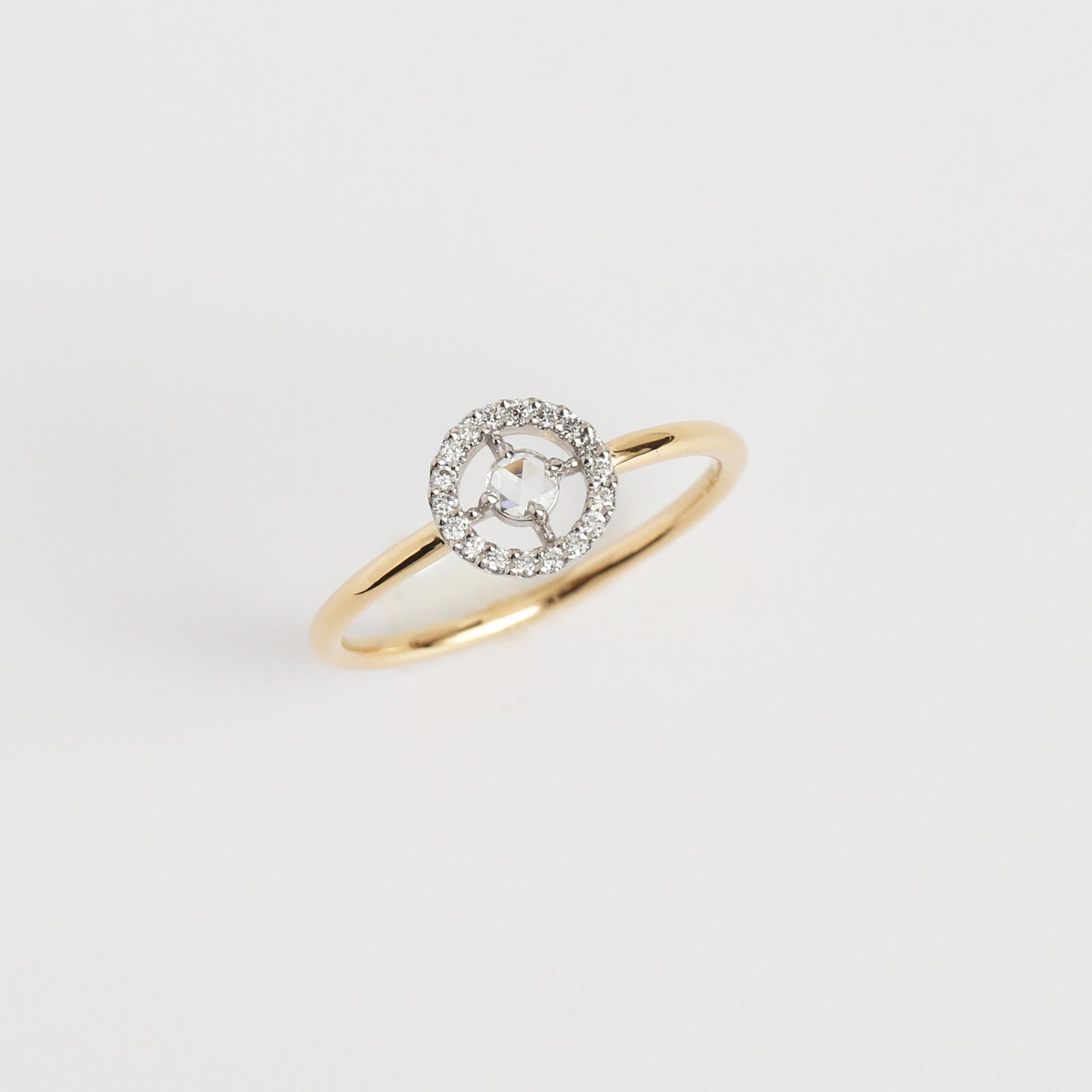 Float Ring / Rose cut Diamond