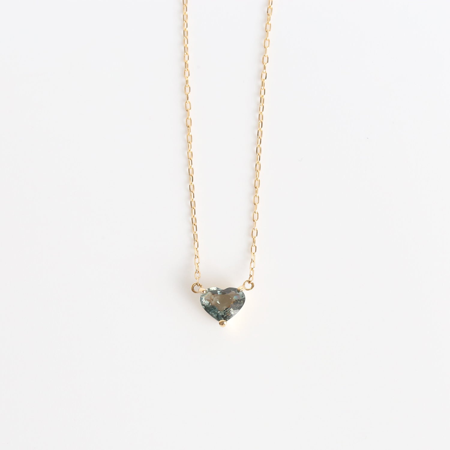 Heart Sapphire Necklace