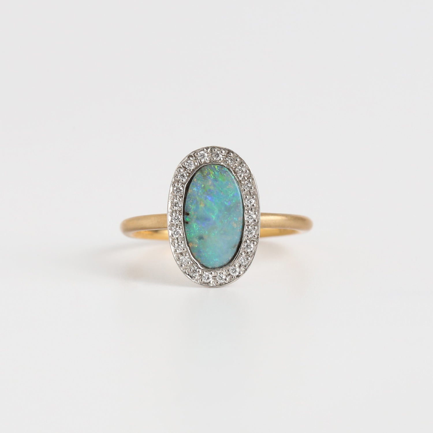 Boulder Opal Ring