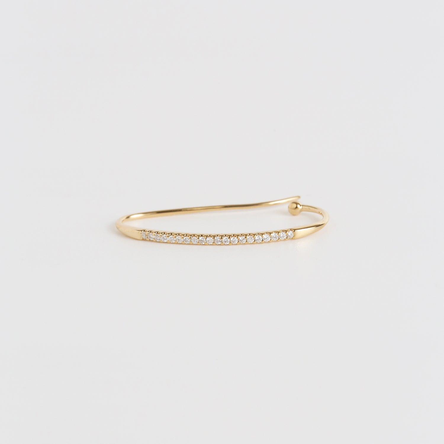 Line Ear Cuff / Diamond