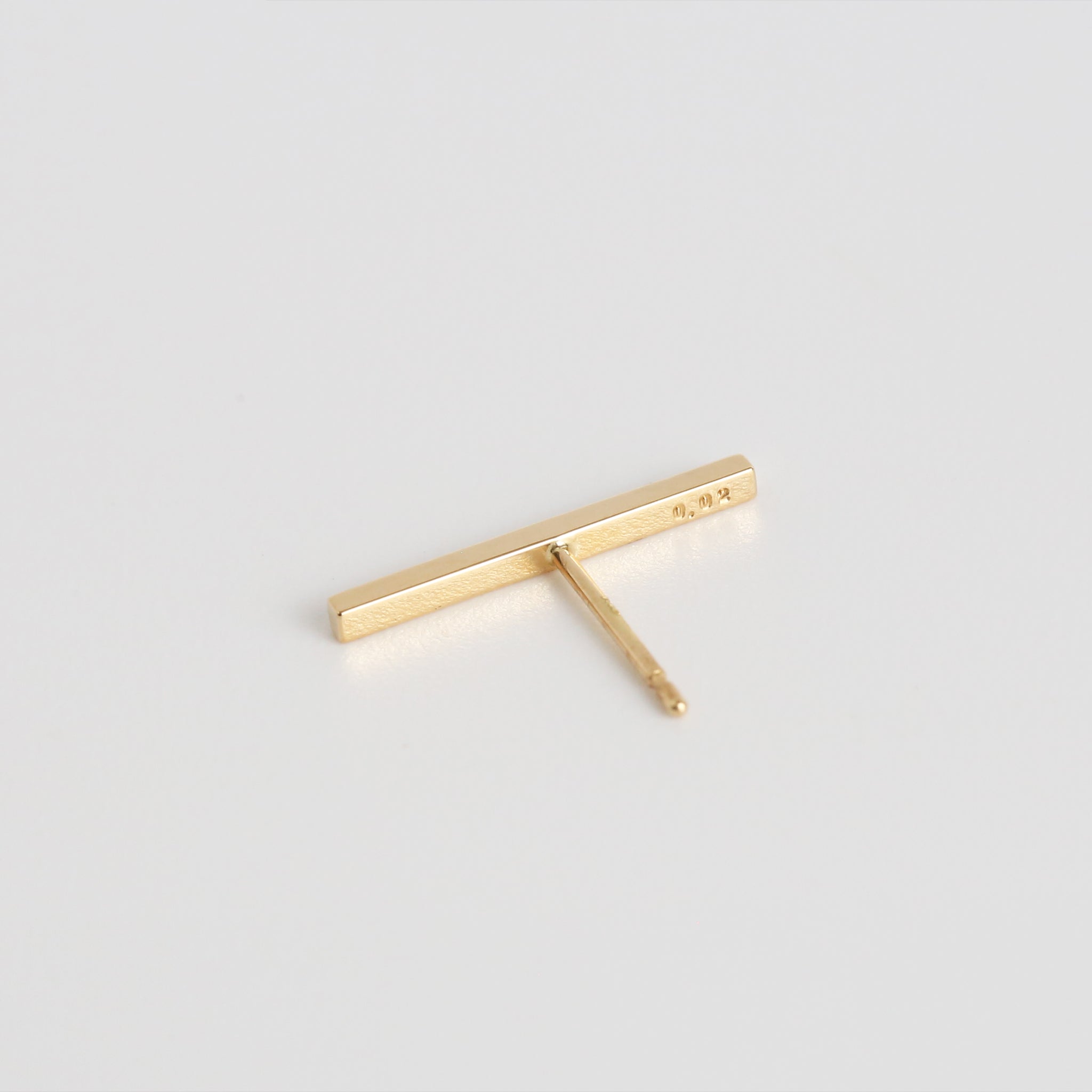 【値下げ】K18 diamond bar pierce Bar Diamond Pierce S – AVARON