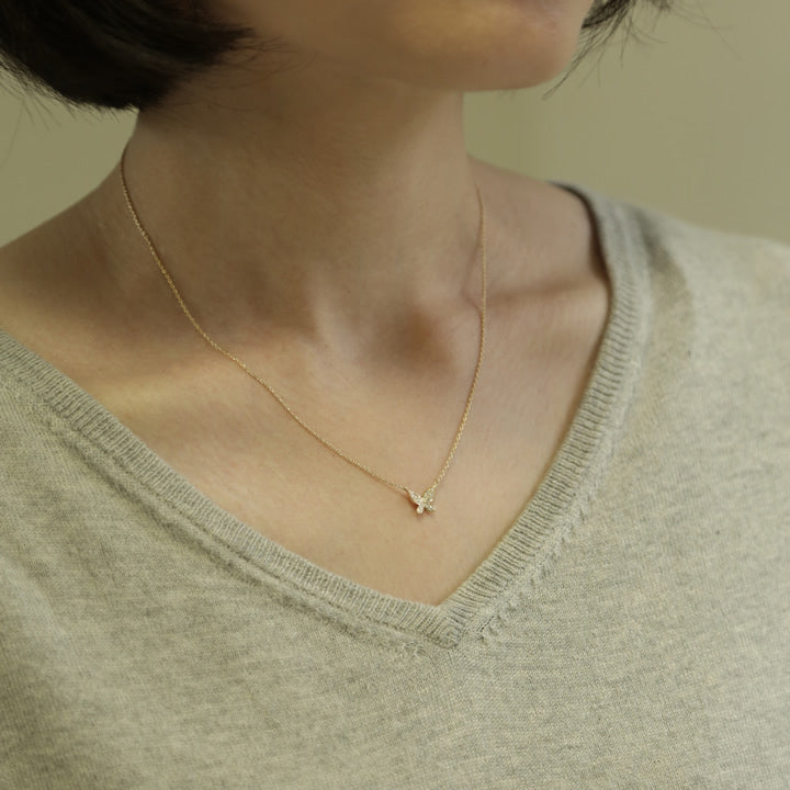 Butterfly Pave Necklace – AVARON