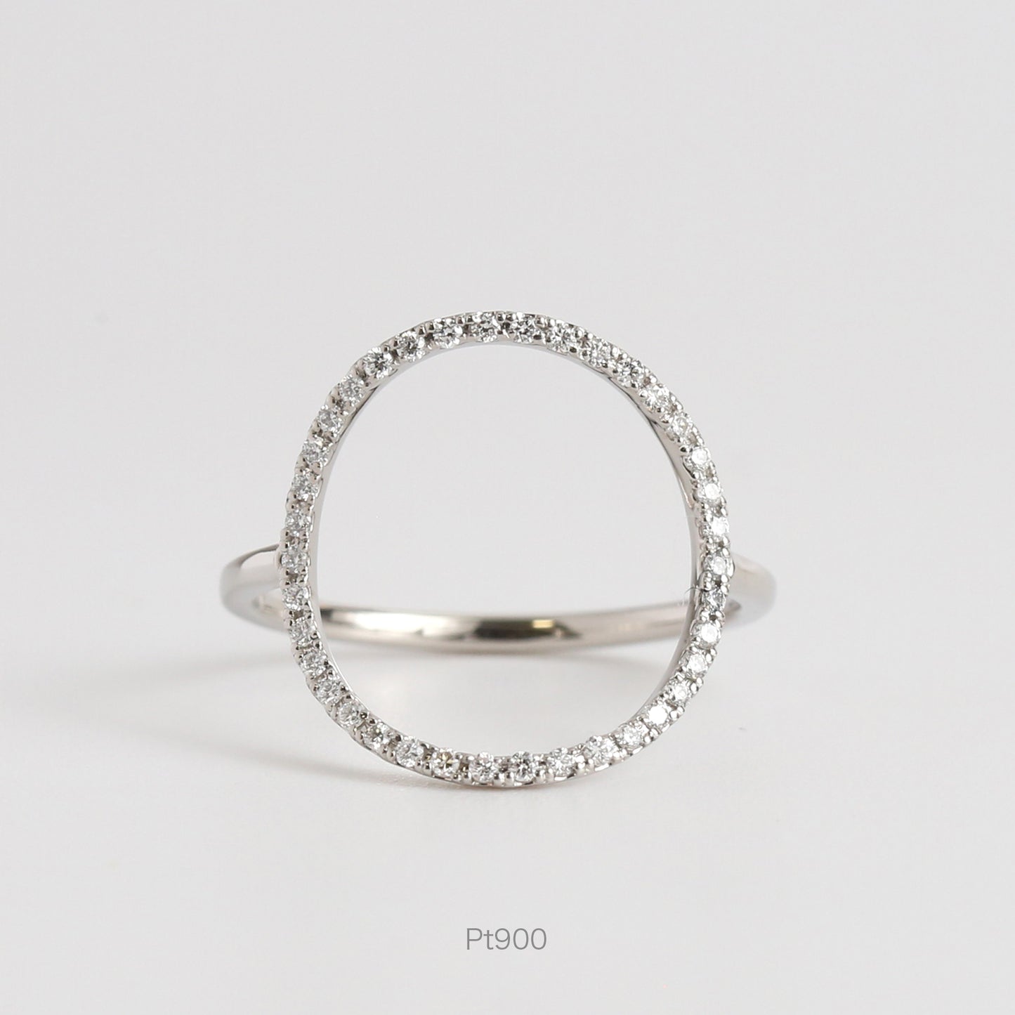 Circle Diamond Ring