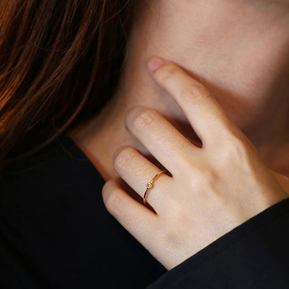 Rose Cut Diamond Ring