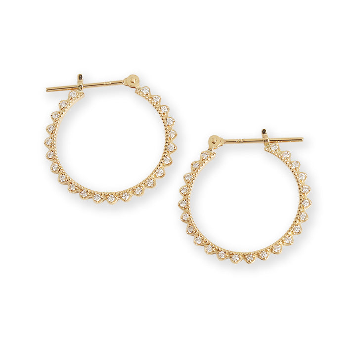 Villa Lace Hoop Pierce