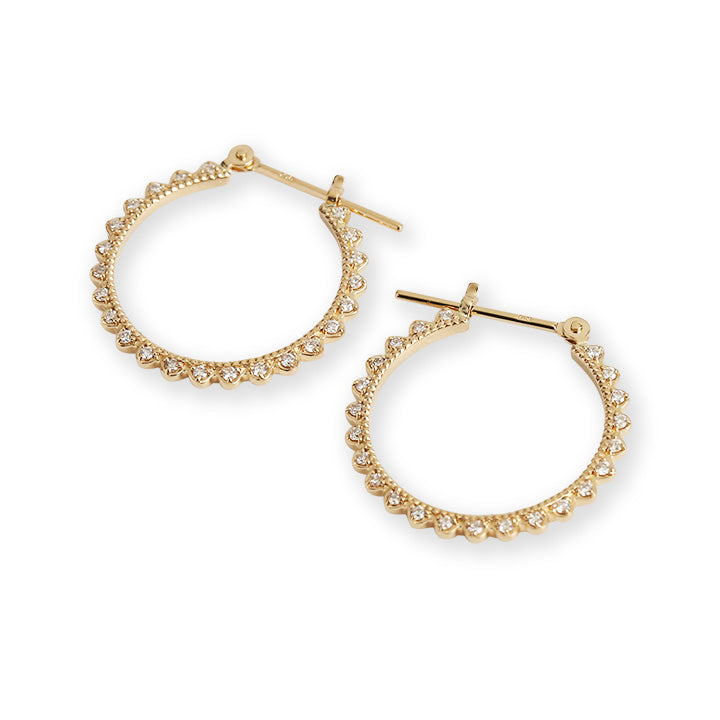 Villa Lace Hoop Pierce