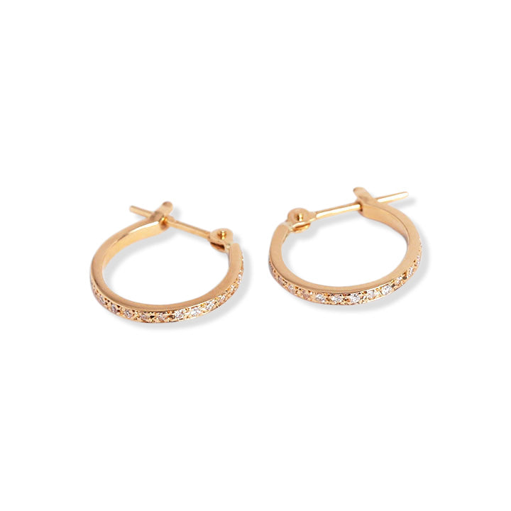Hoop Pierce Diamond