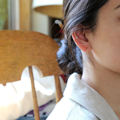 Hoop Pierce Diamond
