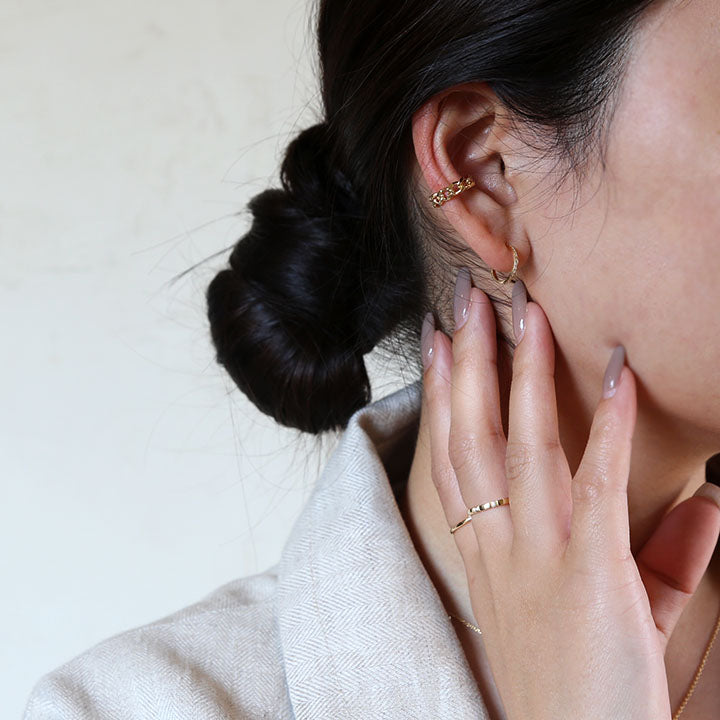 Hoop Pierce Diamond