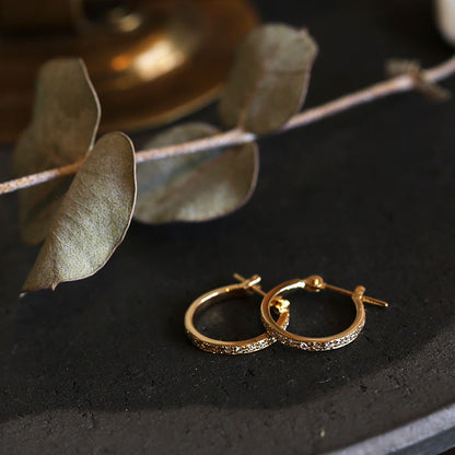 Hoop Pierce Diamond