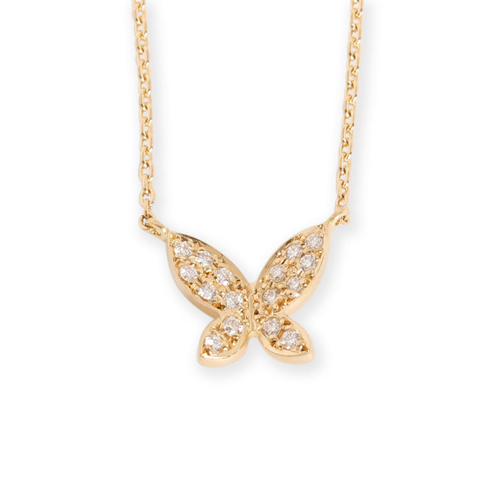 Butterfly Pave Necklace