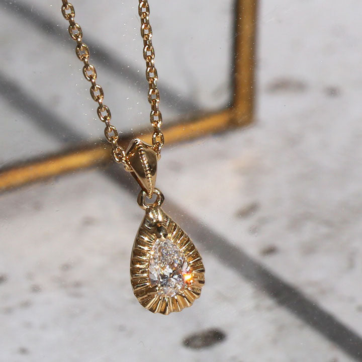 PearShape Diamond Necklace